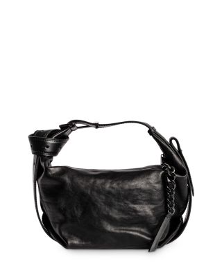 Le Cecilia Smooth Leather Shoulder Bag