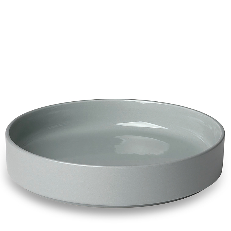 Blomus Pilar Deep Dessert Plates, Set Of 4 In Mirage Grey