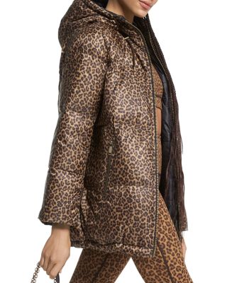 MICHAEL Michael Kors Cheetah Print Puffer Jacket Bloomingdale s