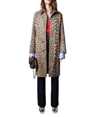 zadig and voltaire leopard jacket