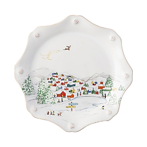 Juliska Berry And Thread North Pole Dessert And Salad Plate In Multi