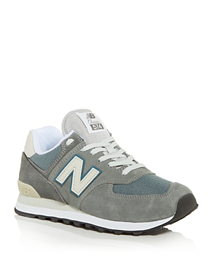 New Balance Men's Classic 574 Low Top Sneakers In Medium Gray