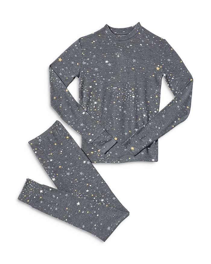 Big Kid Bloomingdales Girls Clothing Loungewear Nightdresses & Shirts Girls Star Gazer Cloud Knit Pajama Set 