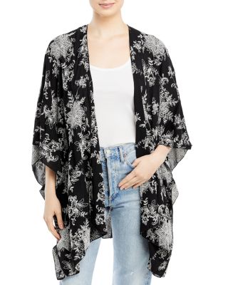 embroidered kimono jacket