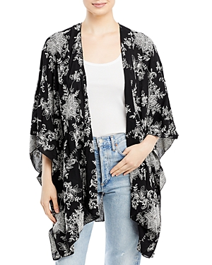 Karen Kane Embroidered Kimono Style Jacket