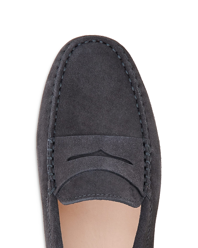 Tod's Women's City Gommino Drivers In Dark Grey Suede