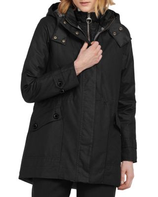 Barbour dexy waterproof parka with detachable faux fur clearance hood