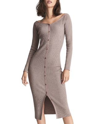 REISS Camille Knit Bodycon Dress | Bloomingdale's Women