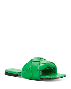Bottega Veneta Bv Lido Flat Sandals In Grass