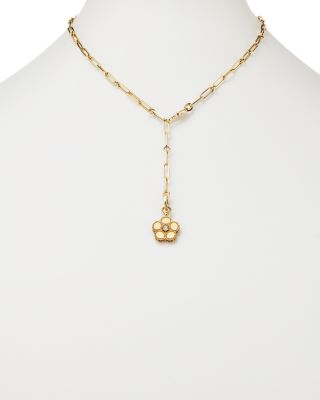 18K Yellow Gold Daisy Diamond Pendant Necklace, 15" - Exclusive