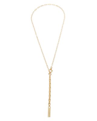 Oval Link Chain Convertible Necklace, 18"