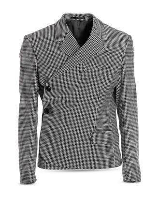 Martine Rose Houndstooth Tailored Wrap Jacket | Bloomingdale's