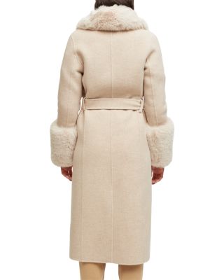 maje teddy bear coat