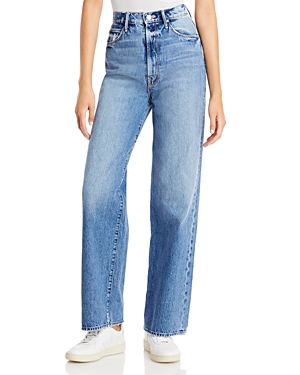 Mother High Waist Tunnel Vision Sneak Jeans in Take Me Higher