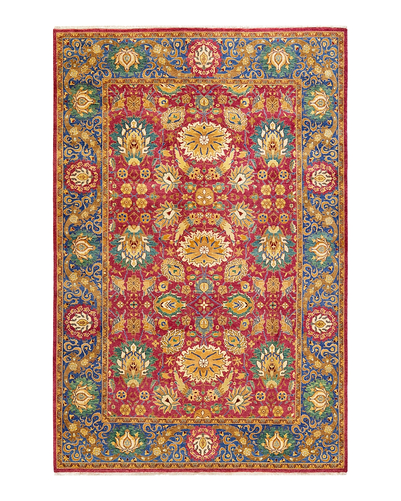 Bloomingdale's Mogul M1749 Area Rug, 6'1 X 9'3 In Purple