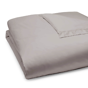 Amalia Home Collection 520tc Lightweight  Cotton And Silk Hemstitch Duvet Cover - 100% Exclusive, Kin In Gray