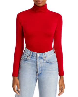 Sergio Hudson - Turtleneck Cutout Back Long Sleeve Bodysuit