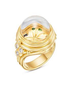 Temple St. Clair - 18K Yellow Gold Natura Secret Hinged Ring
