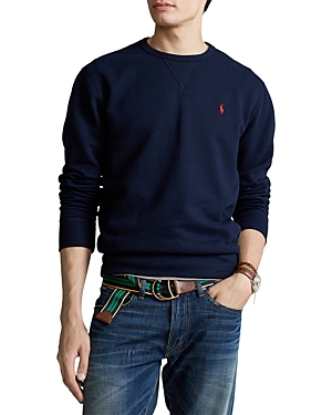 Polo Ralph Lauren Polo Pony Crew-neck Sweatshirt In Cruise Navy