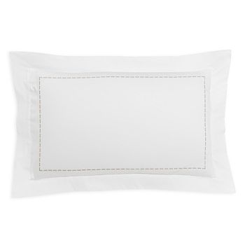 Frette - Pinstripe Embroidery Standard Pillowcase Pair - 100% Exclusive