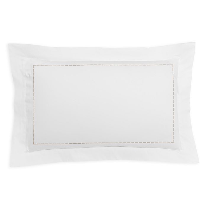 Frette - Pinstripe Embroidery King Pillowcase Pair - 100% Exclusive