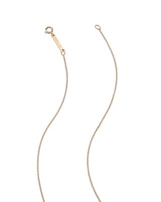 14K Yellow Gold Itty Bitty Mama Necklace, 16"