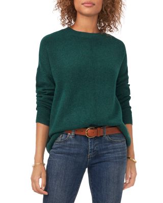 green sweater