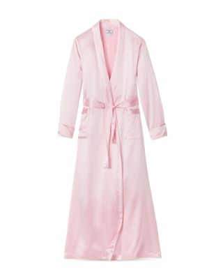 Pink Silk Long Robe
