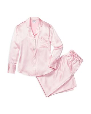 Pink Silk Pajama Set