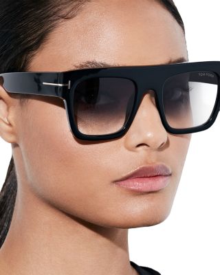 Renee Flat Top Sunglasses, 52mm