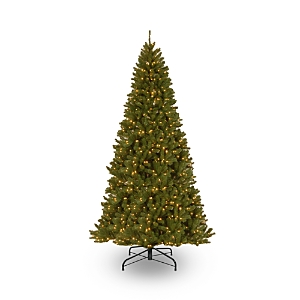 National Tree Company 9' North Valley Spruce Hinged Tree with 700 Clear Lights