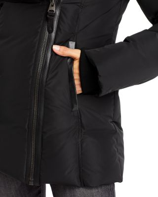 Adali Hooded Shearling Down Jacket