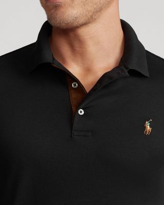 Classic Fit Soft Cotton Long-Sleeve Polo Shirt