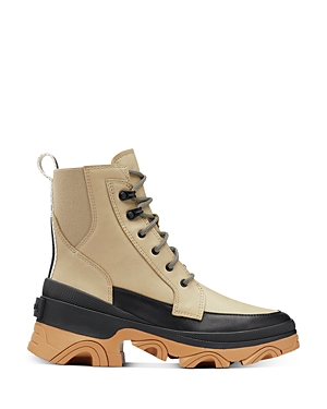 Sorel Women's Brex Weatherproof Lace Up Boots In Sandy Tan