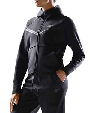 Nike Tech Fleece Windrunner Jacket In Black/black