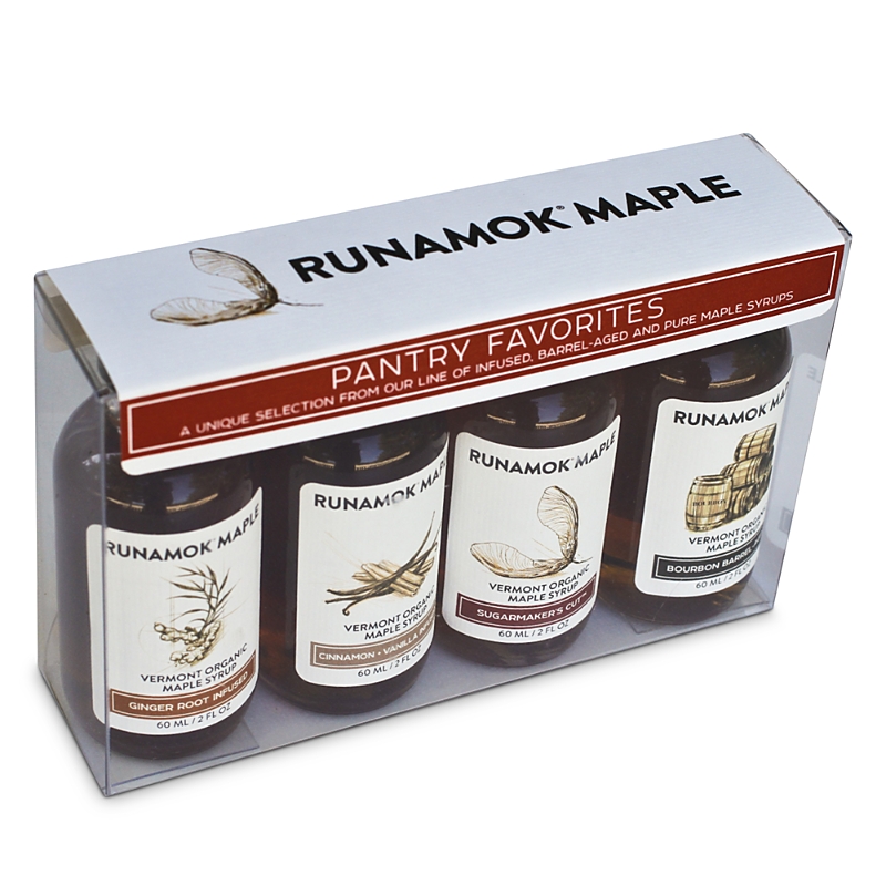 Runamok Maple Pantry Favorites Organic Maple Syrup, 4-pack