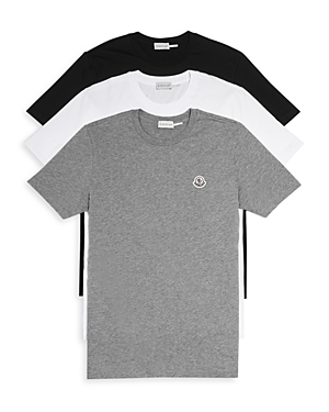 Moncler Maglia Tees, Pack Of 3 In Multi
