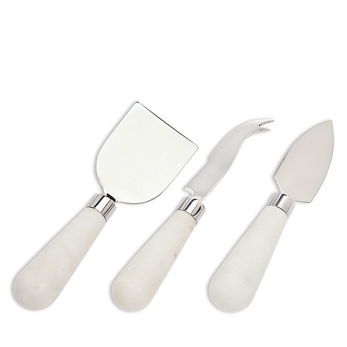 Marble Cheese Knives - Set of 3, Cheese Tools