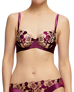 Shop Dita Von Teese Rosabelle Bra In Dark Cherry