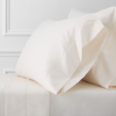 500TC Sateen Wrinkle-Resistant Standard Pillowcase, Pair - Exclusive