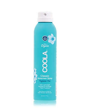 Shop Coola Classic Body Spray Spf 50 - Fragrance Free 6 Oz.