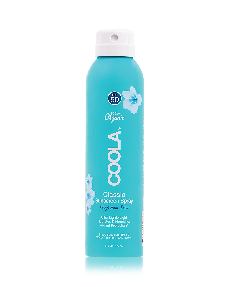 Coola Classic Body Organic Sunscreen Spray Spf 50-70 6 oz / 177 ml Fragrance-free Spf 50
