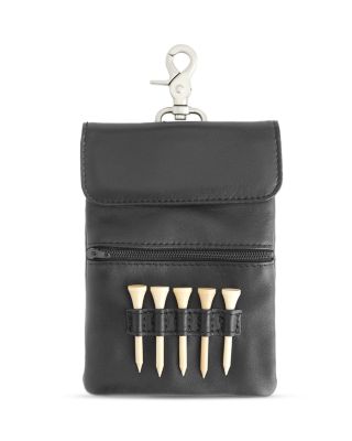 Clip On Leather Golf Pouch