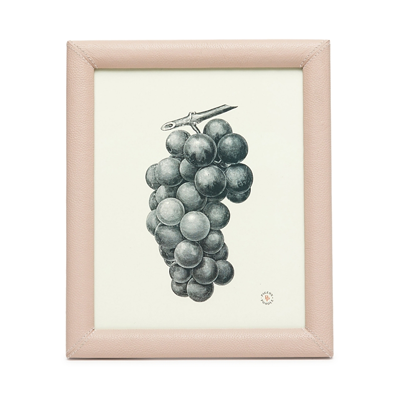 Pigeon & Poodle Eton Leather Frame, 8 X 10 In Dusty Rose
