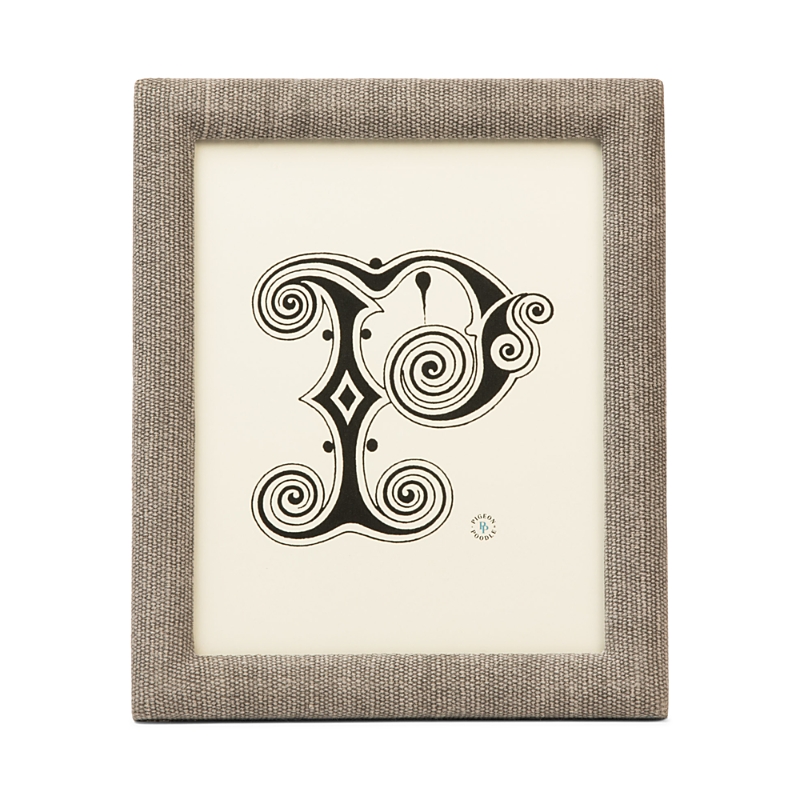 Pigeon & Poodle Kemi Jute Frame, 8 X 10 In Light Gray