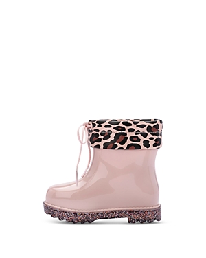 Mini Melissa Girls' Mini Boot Ii - Walker, Toddler In Pink Glitter