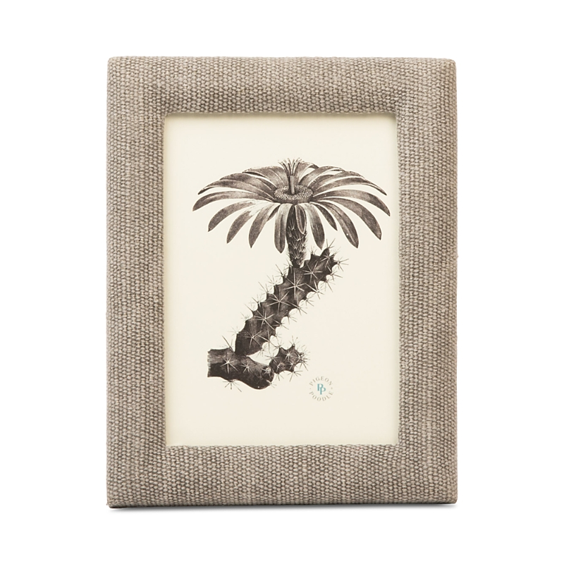Pigeon & Poodle Kemi Jute Frame, 5 X 7 In Light Gray