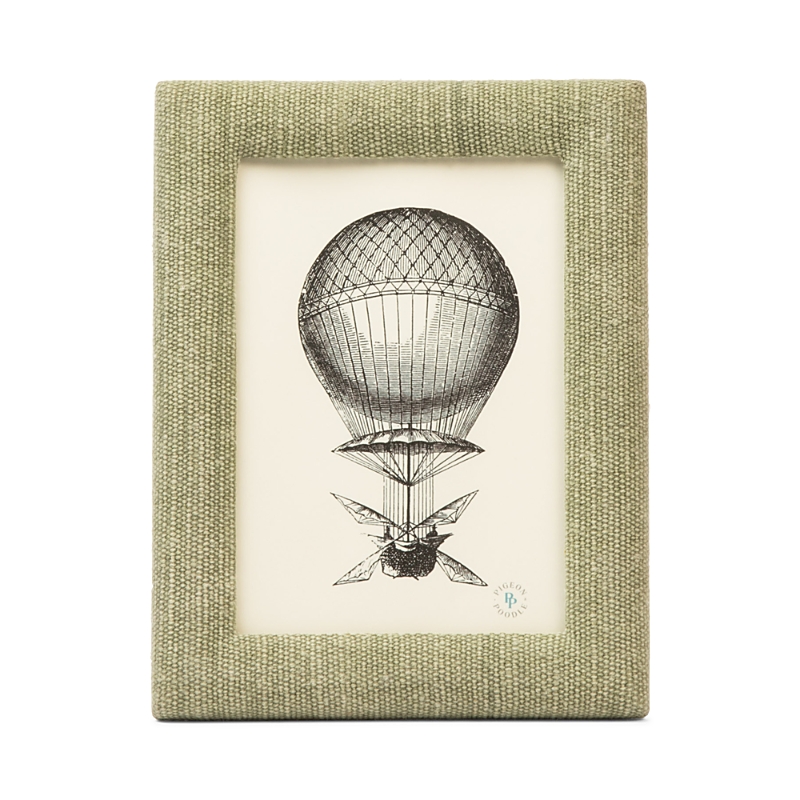 Pigeon & Poodle Kemi Jute Frame, 5 X 7 In Light Green