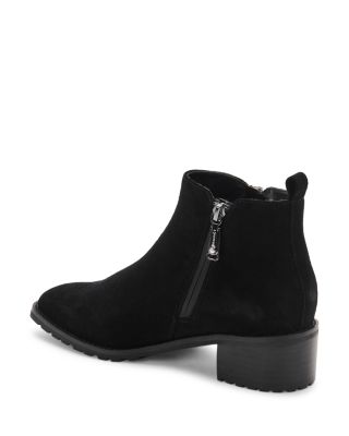 suede black booties