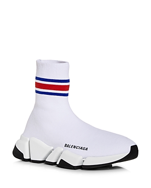 Balenciaga - Men's x Adidas Speed LT Hi-Top Sneakers - Red - Sneakers